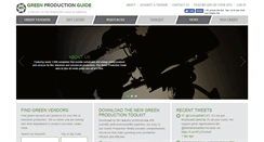 Desktop Screenshot of greenproductionguide.com