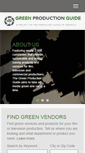 Mobile Screenshot of greenproductionguide.com